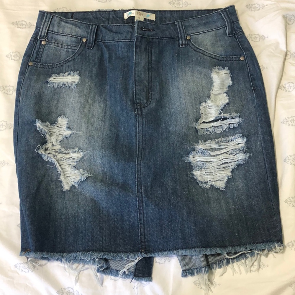 Sassy denim mini